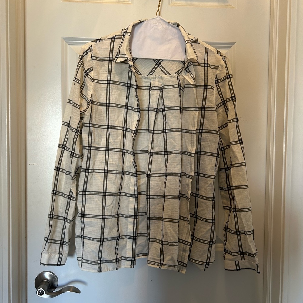 Zara basic flannel